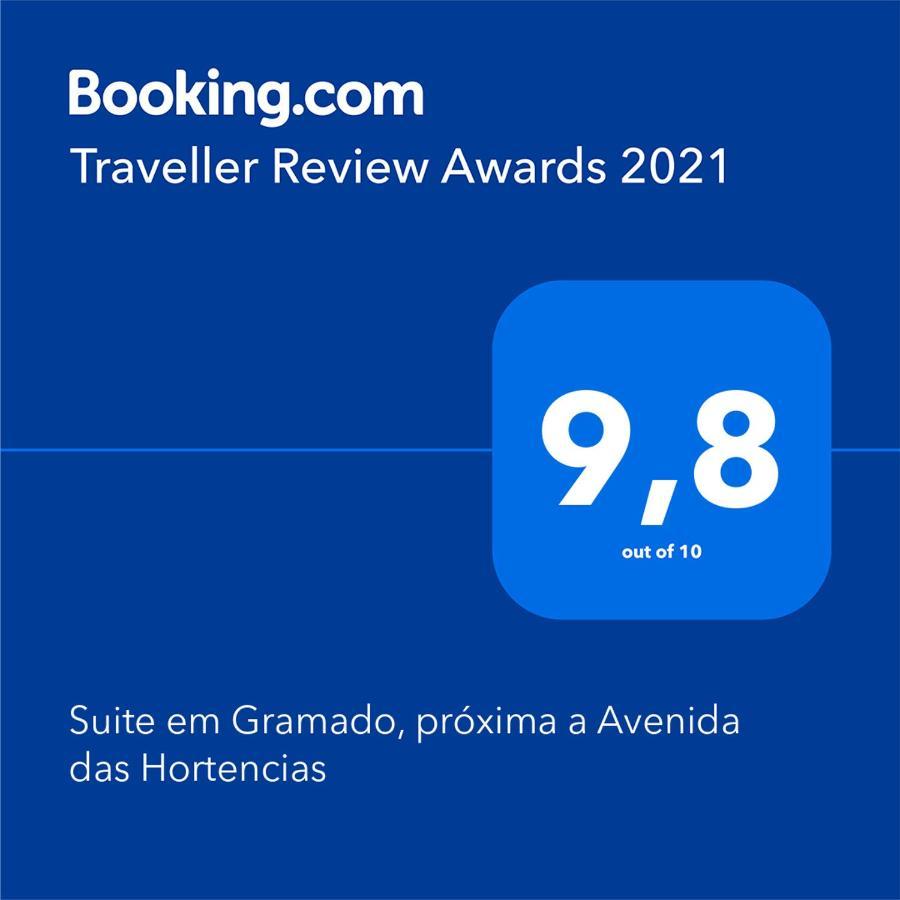 Suite Em Gramado, Proxima A Avenida Das Hortencias מראה חיצוני תמונה